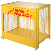 Armoires pour cylindres &agrave; gaz, nbre de bouteilles: 6, 44" , 30" , 37" , Jaune OCP Construction Supplies