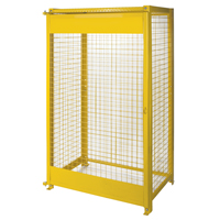 Armoires pour cylindres &agrave; gaz, nbre de bouteilles: 10, 44" , 30" , 74" , Jaune OCP Construction Supplies