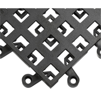 Carrelage no 560 ErgoDeck , PVC, 1-1/2' la c, 1-1/2' lo, 7/8" &eacute;paisseur, Noir OCP Construction Supplies