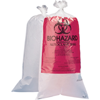 Hazardous Waste Disposal Bags, Bio-Hazard, 36" L x 24" W, 1.5 mils, 75.7 L (20 Gal.) Capacity OCP Construction Supplies