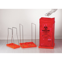 Clavies&reg; Bag Holders, Bio-Hazard, 14" L x 14" W OCP Construction Supplies