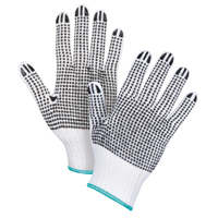 Double-Sided Dotted String Knit Gloves, Poly/Cotton, Double Sided, 7 Gauge, X-Large OCP Construction Supplies