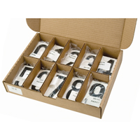 Pressure Sensitive Numbering, 0 to 9, 3-1/2" H, Black on White OCP Construction Supplies