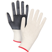 Gants en tricot &agrave; paume enduite, Poly/coton, Un c&ocirc;t&eacute;, Calibre 7, Petit OCP Construction Supplies