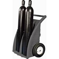 Dual-Cylinder Dollies, Rubber Wheels, 23" W x 12"L Base, 500 lbs. OCP Construction Supplies