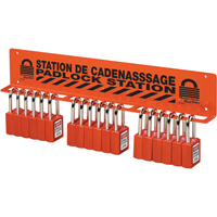 Unfilled Padlock Rack Station OCP Construction Supplies