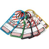 Labeled Snap-on Hasps, Silver OCP Construction Supplies