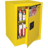 Sure-Grip&reg; EX Benchtop Flammable Safety Cabinet, 24 gal., 1 Door, 21" W x 27" H x 18" D OCP Construction Supplies