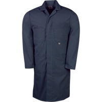 Lab Coats, Poly-Cotton, 40, Navy Blue OCP Construction Supplies