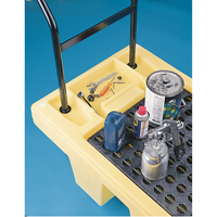 Poly-Spillcart Cart, 66.5" L x 29" W x 43.9" H, 57 US gal. Spill Cap. OCP Construction Supplies