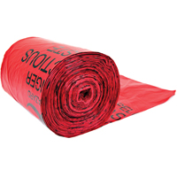 Hazardous Waste Bags, Bio-Hazard, 24" L x 33" W, 56.8 L (15 Gal.) Capacity OCP Construction Supplies