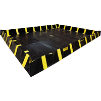 Bermes de confinement avec supports int&eacute;rieurs de parois QuickBerm , Capacit&eacute; 2390 gal. US, 16' la x 20' lo x 12" h, Support &agrave; encliqueter OCP Construction Supplies