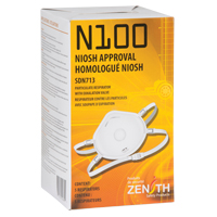 Respirateur contre les particules, N100, Certifi&eacute; NIOSH, Moyen/grand OCP Construction Supplies