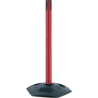 Single Line Heavy Duty Receiver Post, 38" High, Red OCP Construction Supplies