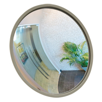 Convex Mirror with Bracket, Indoor/Outdoor, 12" Diameter OCP Construction Supplies