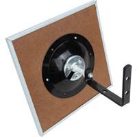 Flat Mirror, 12" H x 12" W, Framed OCP Construction Supplies