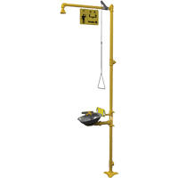Halo Combination Emergency Shower & Eyewash Station OCP Construction Supplies