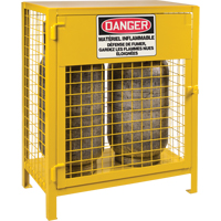 Armoires pour cylindres &agrave; gaz, nbre de bouteilles: 2, 30" , 17" , 37" , Jaune OCP Construction Supplies