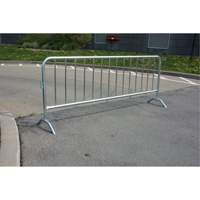 Barri&egrave;re portative, Emboîtables, 102" lo x 40" h, Argent OCP Construction Supplies