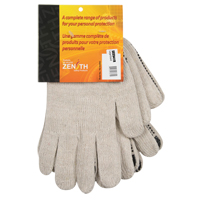 Gants tricot&eacute;s de poids lourd, Poly/coton, Un c&ocirc;t&eacute;, Calibre 7, Grand OCP Construction Supplies