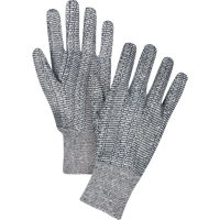 Gants de jersey, Grand, Poivre et sel, Non doubl&eacute;, Poignet en tricot OCP Construction Supplies