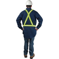 Standard-Duty Safety Harness, High Visibility Lime-Yellow, Silver Reflective Colour, X-Large OCP Construction Supplies
