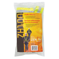 Standard-Duty Safety Harness, High Visibility Lime-Yellow, Silver Reflective Colour, Medium OCP Construction Supplies
