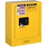 Sure-Grip&reg; EX Mini Flammable Safety Cabinet, 2 Gal., 1 Door, 17" W x 22" H x 8" D OCP Construction Supplies