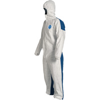 Combinaisons avec capuchon, 4T-Grand, Bleu/Blanc, Tyvek 400 D OCP Construction Supplies