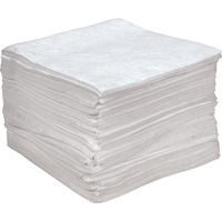 Feuilles absorbantes antistatiques de premi&egrave;re qualit&eacute;, Huile seulement, 15" x 18", 25 gal. d'absorption OCP Construction Supplies