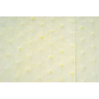 Feuilles absorbantes lamin&eacute;es (SMS) de premi&egrave;re qualit&eacute;, Mati&egrave;res dangereuses, 15" x 17", 30 gal. d'absorption OCP Construction Supplies