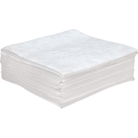 Feuilles absorbantes antistatiques de premi&egrave;re qualit&eacute;, Huile seulement, 30" x 30", 55 gal. d'absorption OCP Construction Supplies