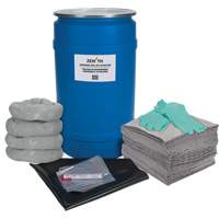 Trousse de lutte contre les d&eacute;versements pour &eacute;tabli, Universel, Baril, Absorbance de 30 gal. US OCP Construction Supplies
