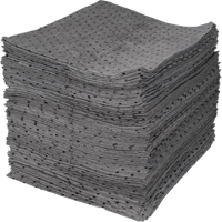 Feuilles absorbantes li&eacute;es de premi&egrave;re qualit&eacute;, Universel, 15" x 17", 30 gal. d'absorption OCP Construction Supplies