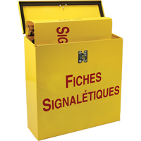 Boîte pour documents de s&eacute;curit&eacute; pour le chantier, Français, Compris reliures OCP Construction Supplies