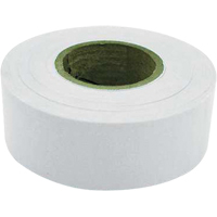 Flagging Tape, 1.2" W x 300' L, White OCP Construction Supplies