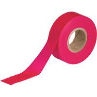 Flagging Tape, 1.188" W x 150' L, Fluorescent Red OCP Construction Supplies
