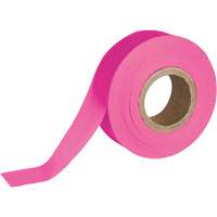 Flagging Tape, 1.188" W x 150' L, Fluorescent Pink OCP Construction Supplies