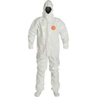 Hooded Coveralls, Tychem&reg; 4000, 2X-Large, White OCP Construction Supplies