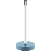 Outdoor TensaBarrier&reg; - Receiver Posts, 37" High, White OCP Construction Supplies