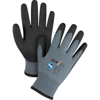 ZX-30° Premium Coated Gloves, 9/Large, PVC Coating, 15 Gauge, Nylon Shell OCP Construction Supplies