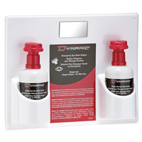 Douche oculaire &agrave; utilisation unique avec solution isotonique Dynamic, Double OCP Construction Supplies