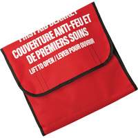 Couverture anti-feu avec sac de nylon Dynamic, Laine, 60" lo x 71" la OCP Construction Supplies