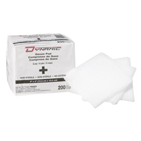 Dynamic Gauze Sponge, Pad, 4" L x 4" W, Medical Device Class 1 OCP Construction Supplies