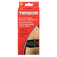 Tensor Adjustable Back Brace, Elastic, One Size OCP Construction Supplies