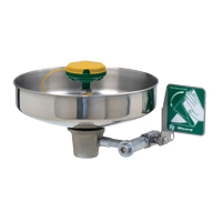 Poste de douche oculaire/faciale, Bol Acier inoxydable OCP Construction Supplies