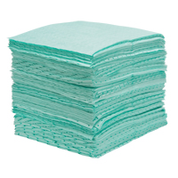 Feuilles absorbantes li&eacute;es de premi&egrave;re qualit&eacute;, Mati&egrave;res dangereuses, 15" x 18", 30 gal. d'absorption OCP Construction Supplies