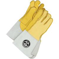 Welding Gloves, Grain Cowhide/Grain Deerskin, Size Large/10 OCP Construction Supplies