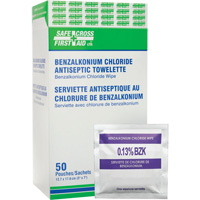 Lingettes antiseptiques au chlorure de benzalkonium, Serviette, Antiseptique OCP Construction Supplies