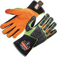 ProFlex&reg; 925F(X) Dorsal Impact-Reducing Gloves, Small, Split Leather Palm, Slip-On Cuff OCP Construction Supplies